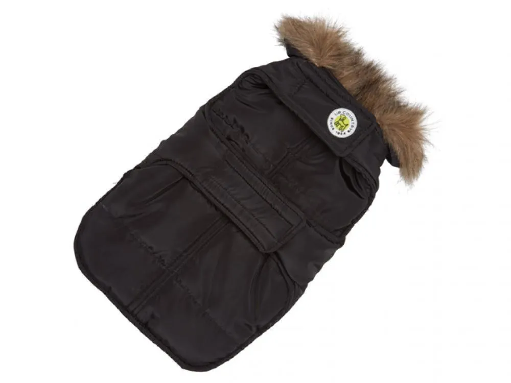 Winter Dog Jacket - Up Country Aspen Puffer Coat Black
